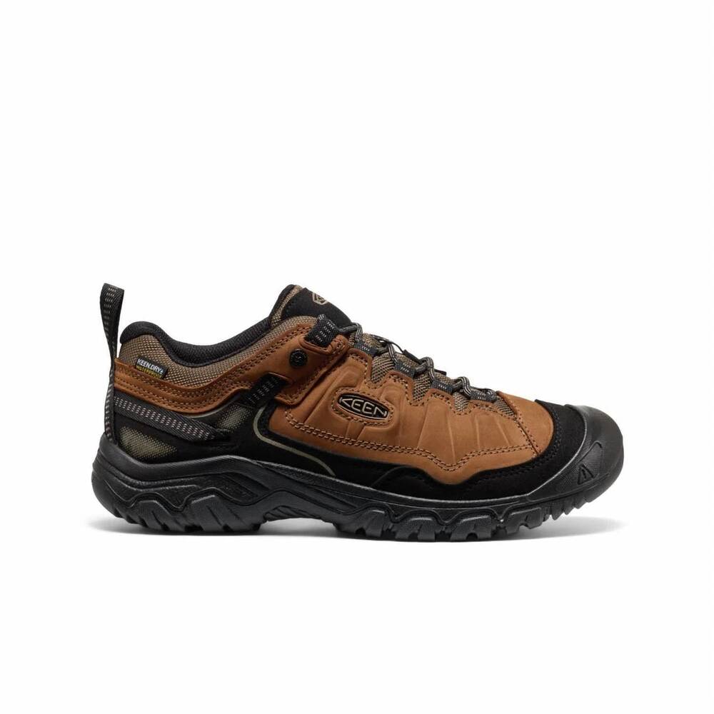 NEW KEEN men's targhee iv wp shoes - wide in bison/black